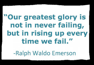 Failures Are Part Of Life…