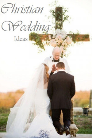 christian wedding ideas/ www.allinasoiree.com