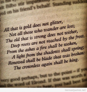 Tolkien quote march 2014 J