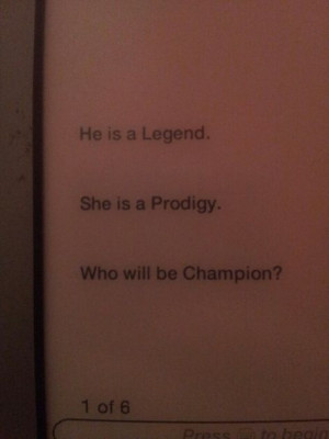 Marie lu #day #june #legend #prodigy #champion More