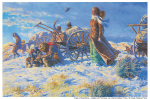 Handcart Pioneers - from LDS Gospel Art Kit