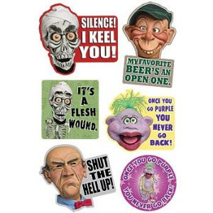 jeff dunham s famous puppets refrigerator magnets set of 6 achmed ...