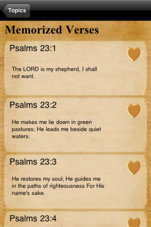 Download Bible Memory Verses iPhone iPad iOS