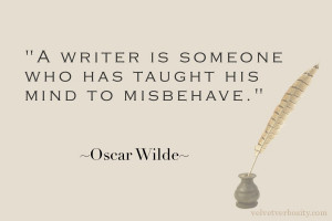 on the mind of a writer except that bit about his he couldn t help the ...