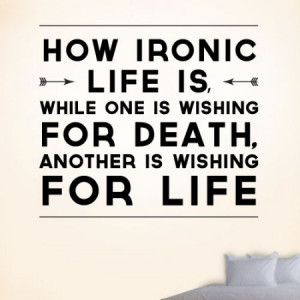 Home » How ironic life is