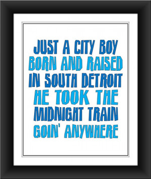 Don't Stop Believing - 2 pack 8.5x11 prints $24 from LyricalGangster ...