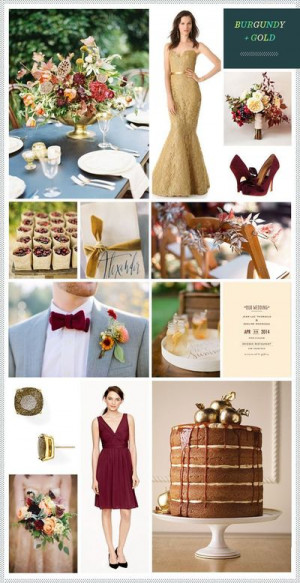 REVEL: Burgundy + Gold Wedding Inspiration