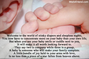 Newborn Baby Quotes And Poems Welcome to baby world welcome
