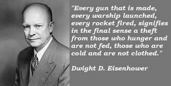 ... military hero and as a president. Following are some of Eisenhower's