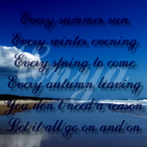 Wild Child Enya Song Lyric Quote in Text Image