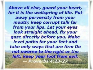 Keep your heart fixed on Jesus