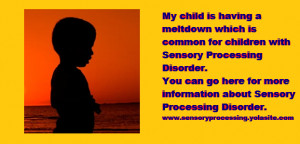 Sensory Processing Disorder Parent Support