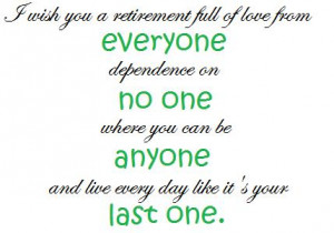 quotes best wishes card funny retirement quotes for women best wishes ...