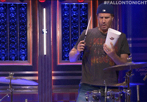 Will Ferrell brings out the secret weapon - more cowbell - in his drum ...