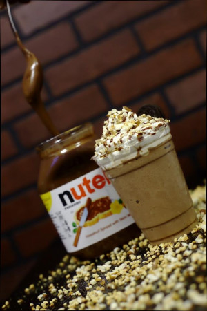 Frappe de Nutella en Don Frappe Añasco , Puerto Rico. Must try this ...