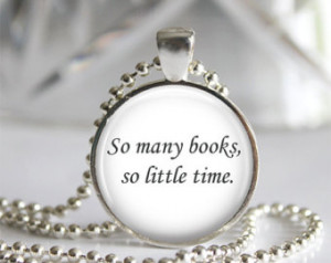 ... Little TIme - Frank Zappa - Art Photo Pendant Necklace - Quote, Reader