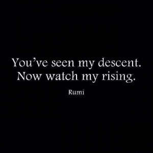 quote You've Seen My Descent...