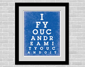 ... 10 eyechart poster modern home decor if popartprints 10 00 usd