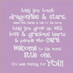 Welcome to the world little one