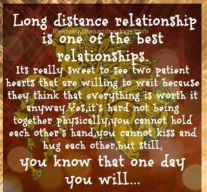 ... ...Only Hopeless Romantics Believe Long Distance Could Work
