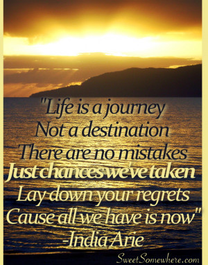 India-Arie-Quote-Life-is-a-Journey-over-Sunset-in-Cairnes-Australia ...