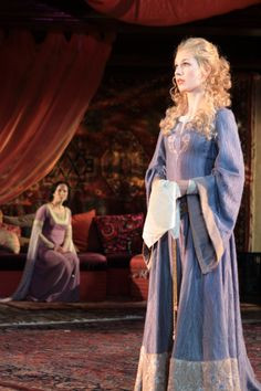 Janie Brookshire (Desdemona) and Karen Peakes (Emilia) in Othello ...