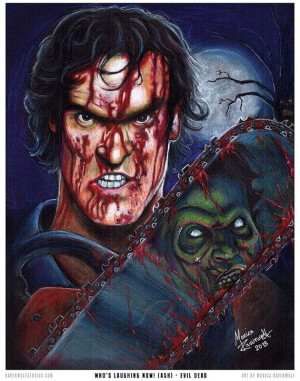 Now Ash Evil Dead Print by TheArtofRavenwolf, $20.00Tattoo Ideas, Evil ...