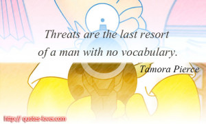 Threats quote #2