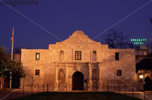 Alamo Night View San Antonio Texas USA