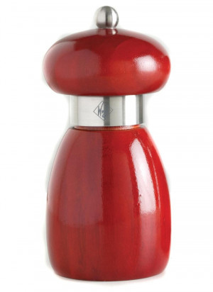 William Bounds Red Mushroom Bamboo Pepper Mill