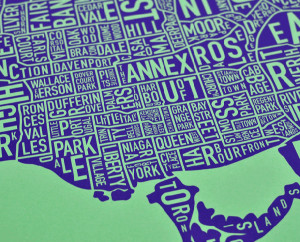 Cartography Typography: Chicago Poster Company Maps Cities, Lakes, And ...