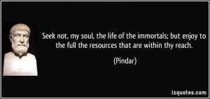 More Pindar Quotes