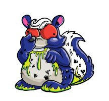 stinky skunk more stinky skunks trash pack pack parties 4