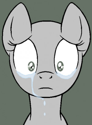Mlp Base Pegasus Sad Sad pony base (ms paint