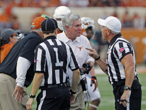 against Texas during the third quarter of Texas' NCAA college football ...