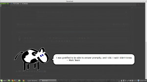 Funny Speech Bubble Quotes A cow appears with a speech