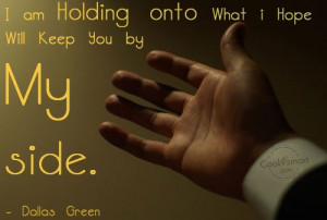 Holding On Quote: Im Holding onto What i Hope Will... holding-on-(4)