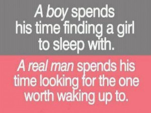 boy spends his time finding a girl to sleep with