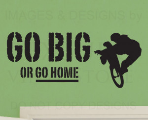 Wall-Decal-Sticker-Quote-Vinyl-Art-Large-Go-Big-or-Go-Home-Boys-Sports ...