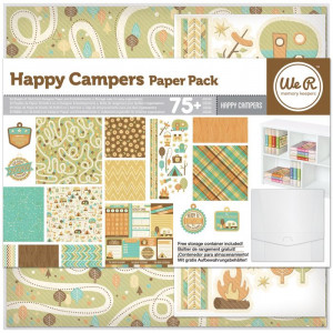 ... - Happy Campers Collection - 12 x 12 Paper Pack at Scrapbook.com