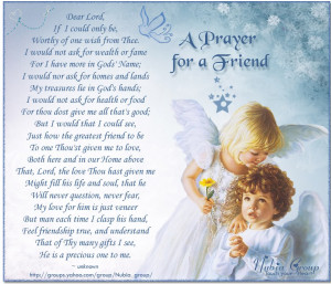 Prayer for a Friend