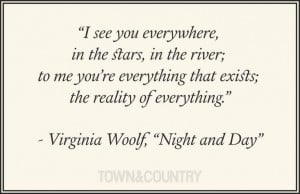 Virginia Woolf on love. #lovequotes #virginiawoolf #love #quotes