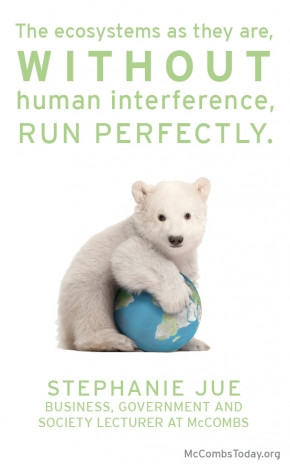 Putting a Price on Polar Bears, Stephanie Jue, Ethics, McCombs