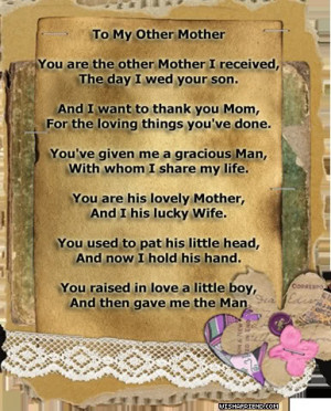 To My Other Mother