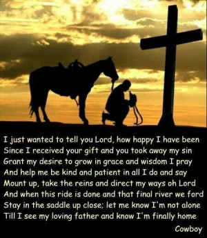 quotes faith christian cowgirls grma memes cowboy prayer tornar cowboy ...
