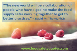 be a collaboration of people who have a goal to make the food supply ...