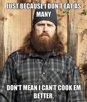 - Jase Robertson on cooking hamburgers compared to Willie Robertson ...