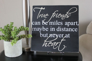 Painted Custom Quote Wood Sign - vinyl lettering wall words home decor