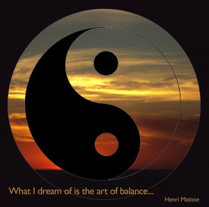 the harmony of yin and yang energies