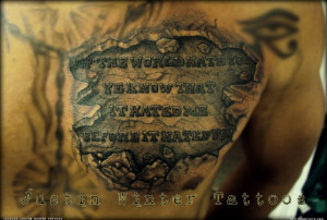 Biblical Quote Tattoo